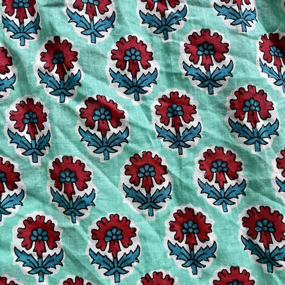 Tuckernuck Salty Paloma Caftan Tulip print Maxi Dress XXL Resort wear boho chic - Picture 13 of 13